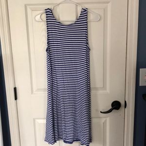 Striped cotton dress